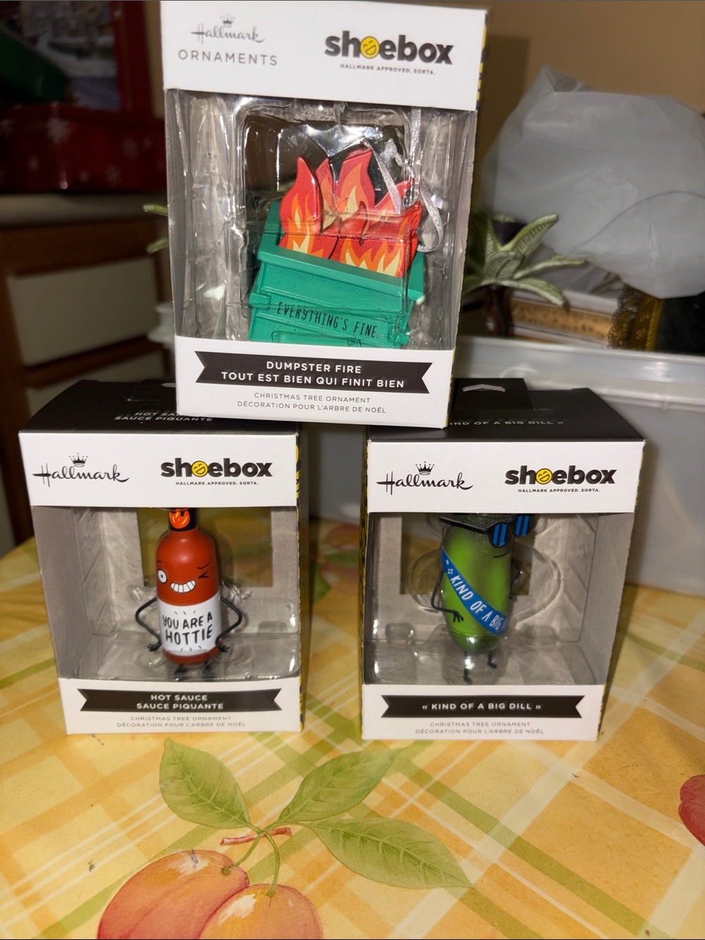 “Halmark SHOEBOX” Ornaments Trio (NEW)!